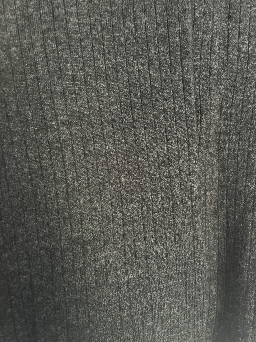 J. Crew Charcoal Ribbed Merino Wool Crewneck Sweater - Picture 4 of 6